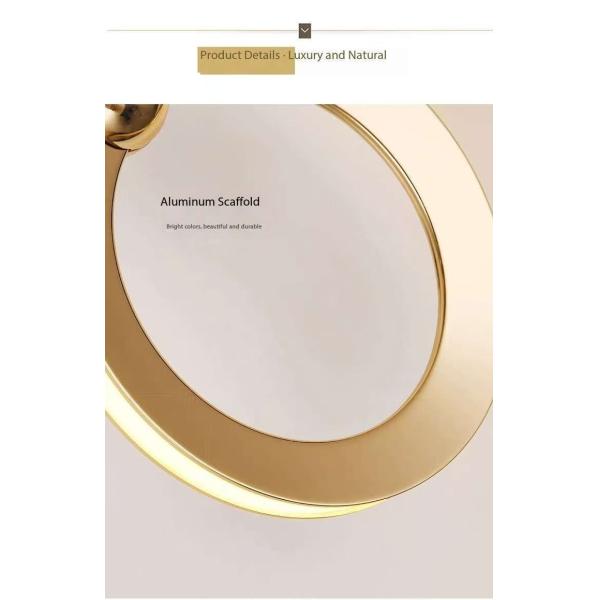 Pantalón circular minimalista Decorativo de la residencia lámparas modernas simples Hotel Restaurante Comedor Al lado de la cama Café Bar Lámpara de lámpara