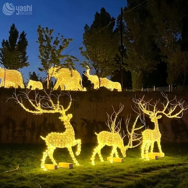 Lifelike Peacock Sculpture Lighting for Zoo and Park Decorations