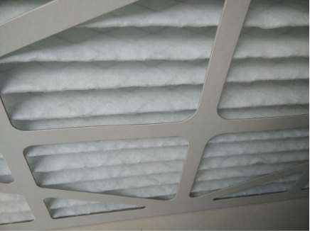 11kw 415V Paper Air Purifier Air Filter Aluminium Frame 595 Liters