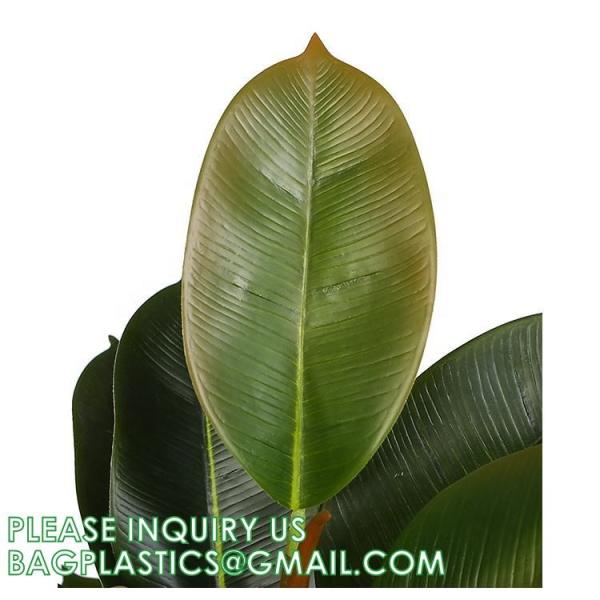 1.3m Potted Oak Tree Bonsai Faux House Plants For Home Decor Artificial Rubber Ficus Greenery Home Sets