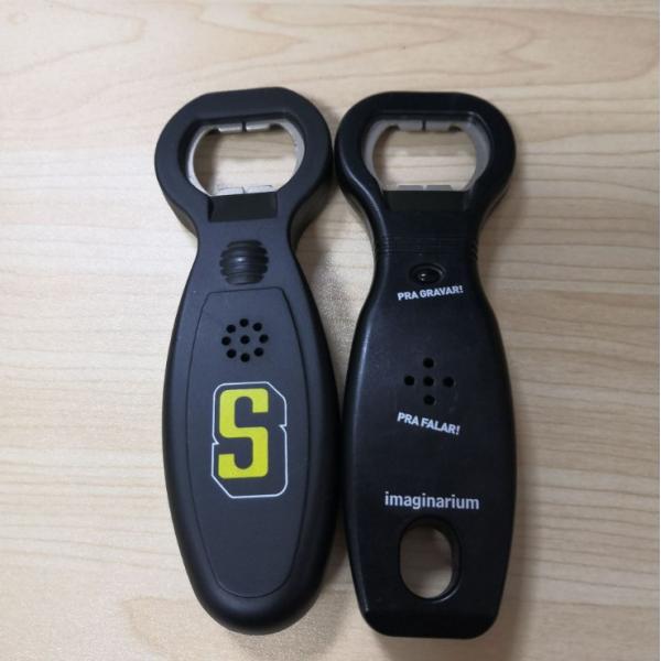 Advertising Promotion Beer Bottle Opener Music Black Stainless Steel 135*50*15mm