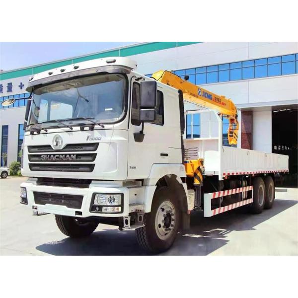 SHACMAN F3000 6x4 340hp Crane Cargo Truck with 400L Fuel Tank and 12.00R20 Tires