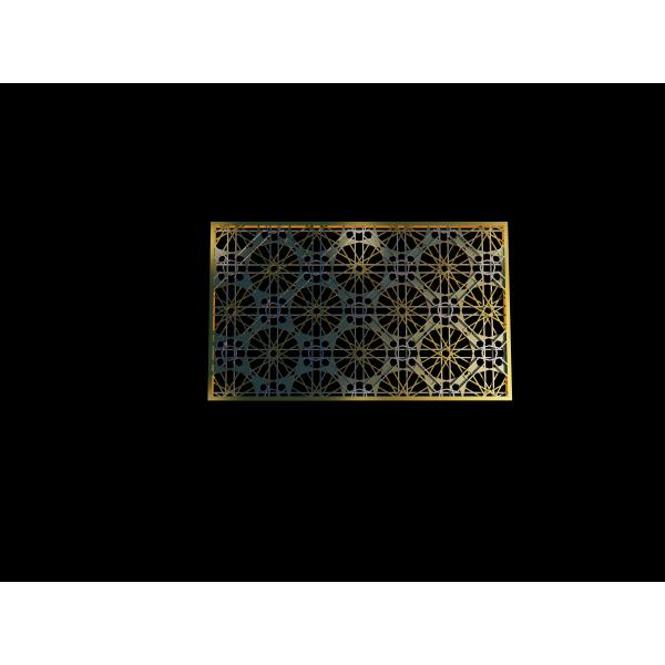 Stainless Steel Metal Laser Cutting Screen For Luxury Hotel Lobby