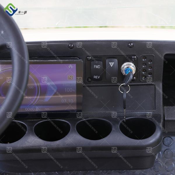 Черный автомобильный клуб тележки для гольфа иона НЭВ низкоскоростной охотясь ОЭМ