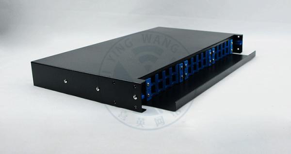 XYFiber 24Port  Slidable Fiber Optic Terminal Box , Fiber Patch Panel 1U 19 inch