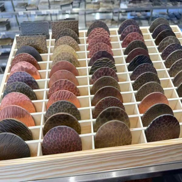 Halla de acero inoxidable hecha a mano para diseño artístico