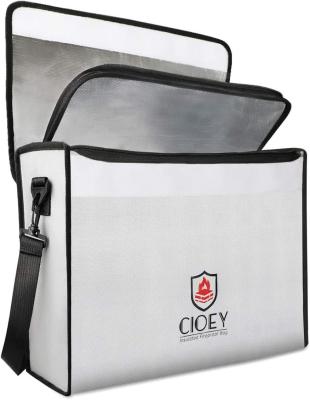 Fireproof Document Bag - Fireproof Box [Thermal Insulated] Fireproof Safety Boxes for Home Large Fireproof Bag Lockable