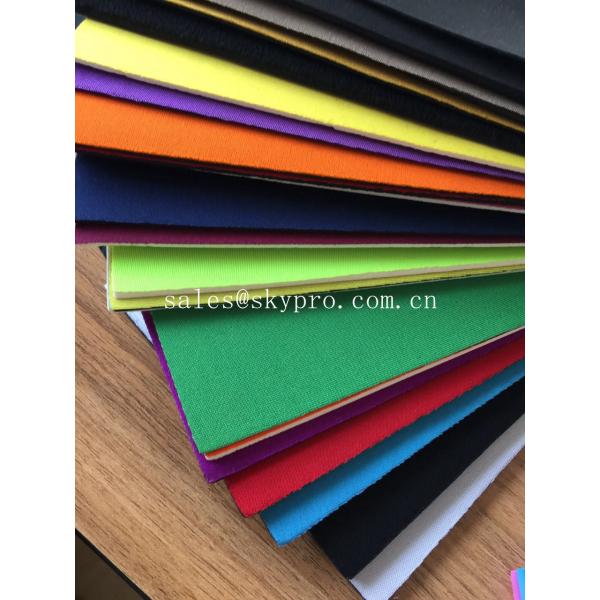 rosa elástico grueso SBR de 1m m el alto enrarece la tela EVA del neopreno con la hoja del caucho de la capa del jersey del poliéster