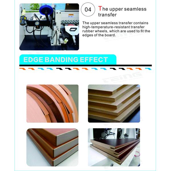 Fully Automatic Edge Bander Machine SKDT540 With Corner Cutting Woodworking Machine