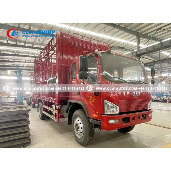 FAW Tiger VH 4x2 Stake-Side Cargo Truck with Yuchai 130HP Engine, Removable Stake Body & 10 Ton Payload for Agriculture
