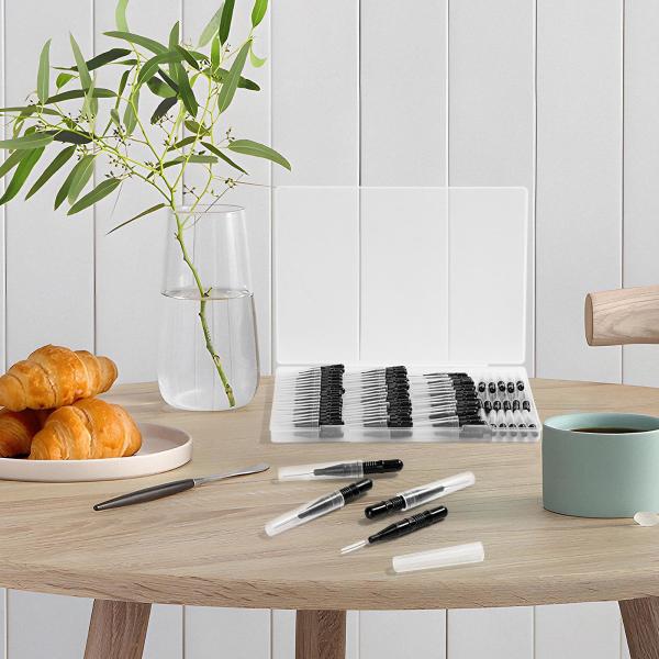 Logo OEM 120 pièces Braces Flossers Softs Bristles 360 degrés soins bucco-dentaires pliables