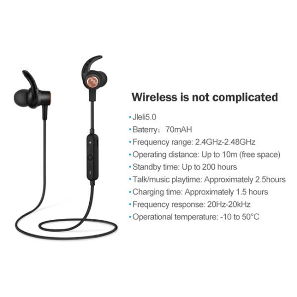 Neckband Sports Bluetooth Earphones Handfree Original 4 Hours