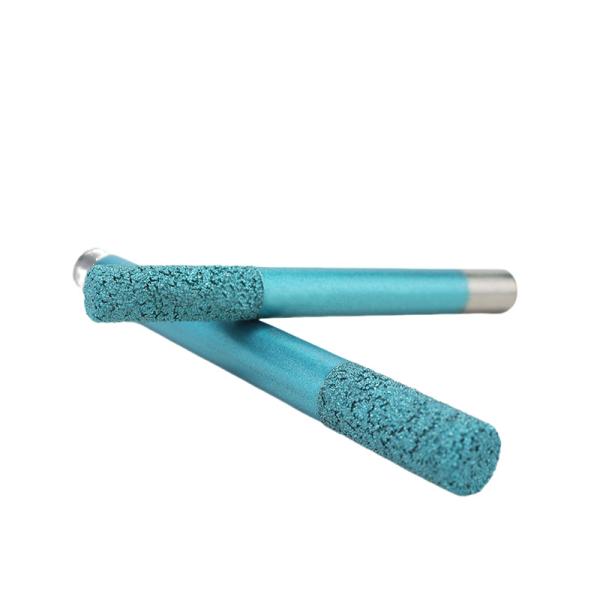 High Quality CNC Tools Square Vaccum Brazed Stone Engraving Bits Diamond Core Drill Bit Coating Router Bit for Marble