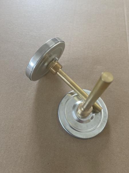 3.15 80mm Hot Water Temperature Thermometer Gauge With Brass Thermo Well
