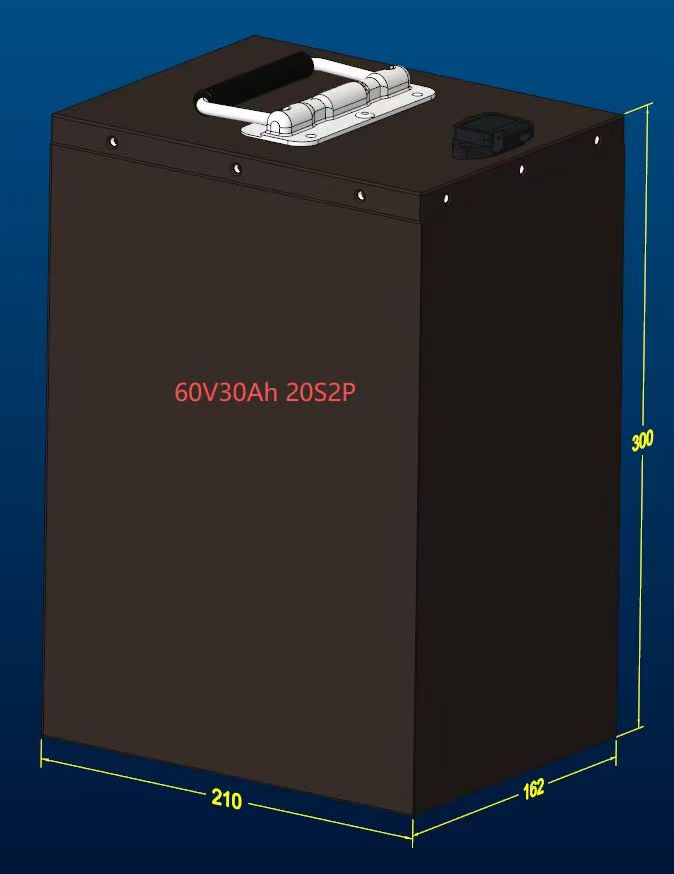 60V 30Ah LiFePO4 Battery for E-Bike, E-Scooter & Electric Motorcycle – Lightweight Safe Pack with BMS