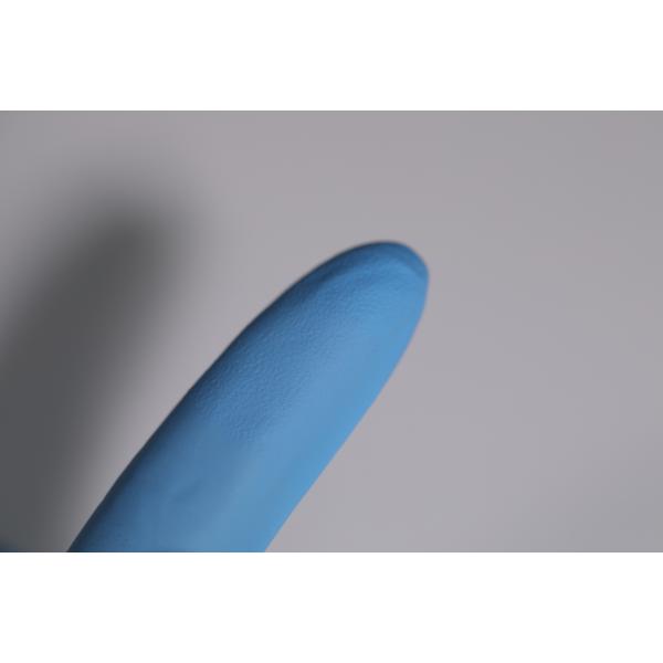 High Quality Free Samples Sky Blue Disposable Wholesale Medic Powder Free Long Sleeve Non Sterile Nitrile Gloves