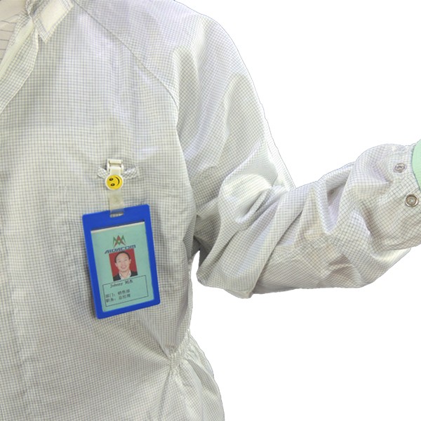 2.5mm Grid 98% 99% Polyester Antistatic ESD Coverall