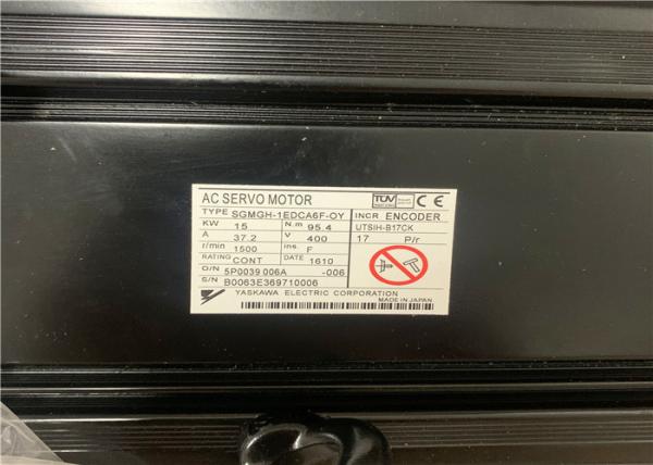 SGMGH-1EDCA6F-OY 1500RPM 95.4NM Industrial Servo Motor