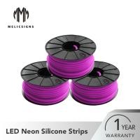 Chapeau au néon pourpre Cuttable de l'épaisseur LED Flex Strip With Waterproof End de la couleur 12mm
