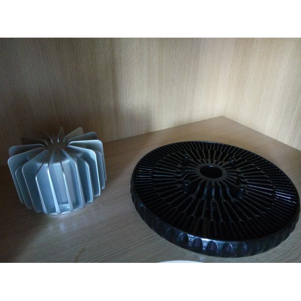 De aluminio cubierta polvo a presión CNC de la fundición que trabaja a máquina la vivienda del disipador de calor del LED para el proyecto minero