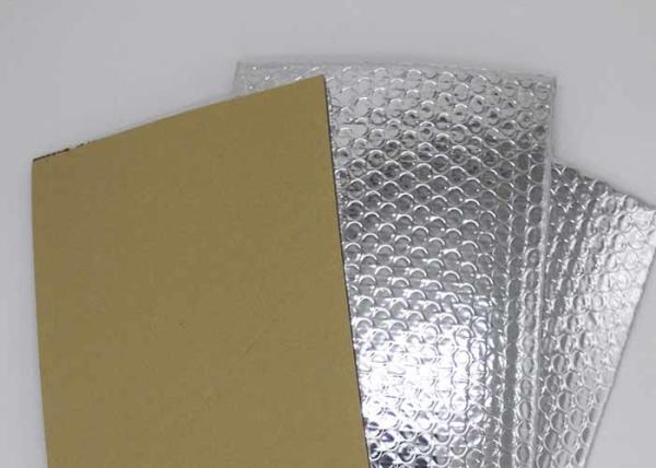 Choque folhas da isolação térmica de absorção, folha de alumínio brilhante da isolação