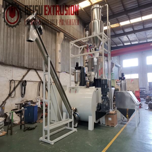 High Speed Plastic Resin Powder Mixers For PVC SPC WPC LVT Flooring Board Sheet