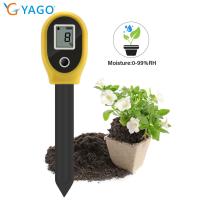 Dispositif de surveillance pratique de l'humidité du sol avec grand écran LCD et boîtier en plastique ABS