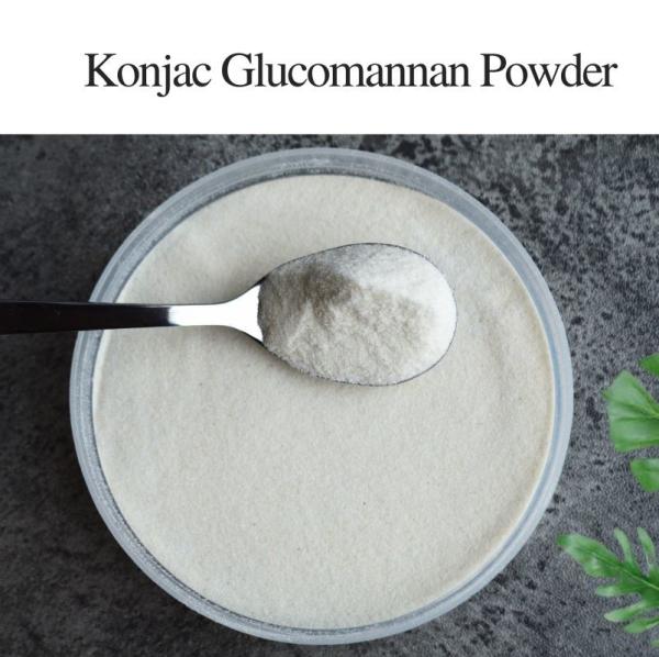 Pó Konjac puro alto do extrato da raiz de Glucomannan para o aditivo do leite do gelado do café
