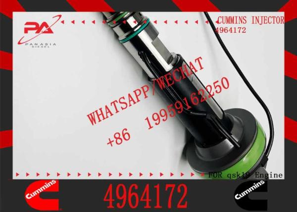 Auténtica inyector de motor de Cummins usado boquilla 4964172 & 4955526 para QSK38 QSK50 QSK19 6 meses de garantía reparación de maquinaria