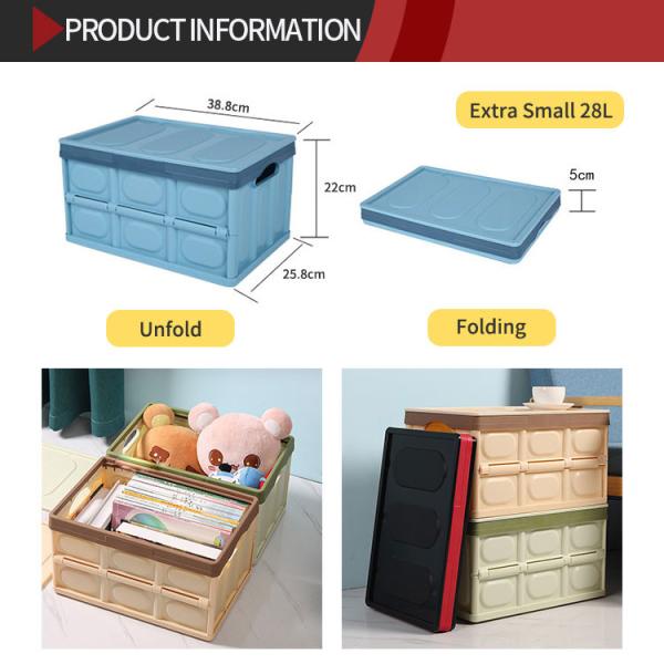 Пылезащитное PP отделяемых квадратных тар для хранения домочадца куба пластиковое складное