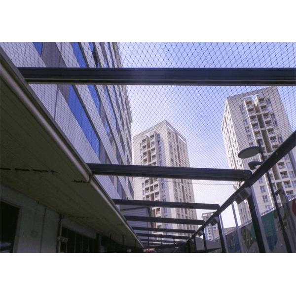 60 Degree Stainless Steel 304 Wire Mesh Rope Fence 303 2.0mm Animal Enclosure Hand Woven