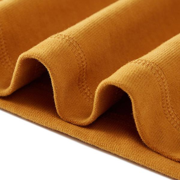 OEM Long Sleeve T Shirt Casual Pure Color Sweatshirt For Men 100% Cotton High Quality