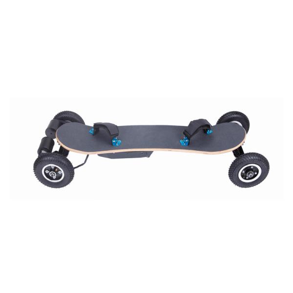 4 Wheel Long Range Electric Longboard Belt Motor Dual Drive 200mAh Capacity