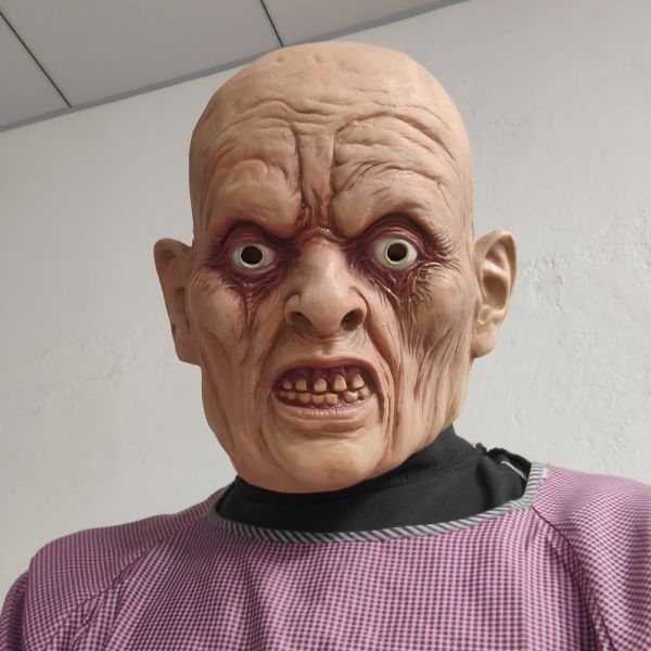 Breathable and Comfortable Latex Creepy Mask One Size Fit Most for Spooky Entertainment