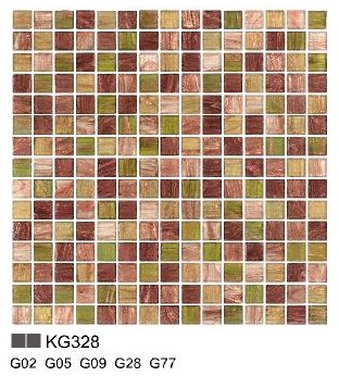 KG series glass mosaic for living room KG328