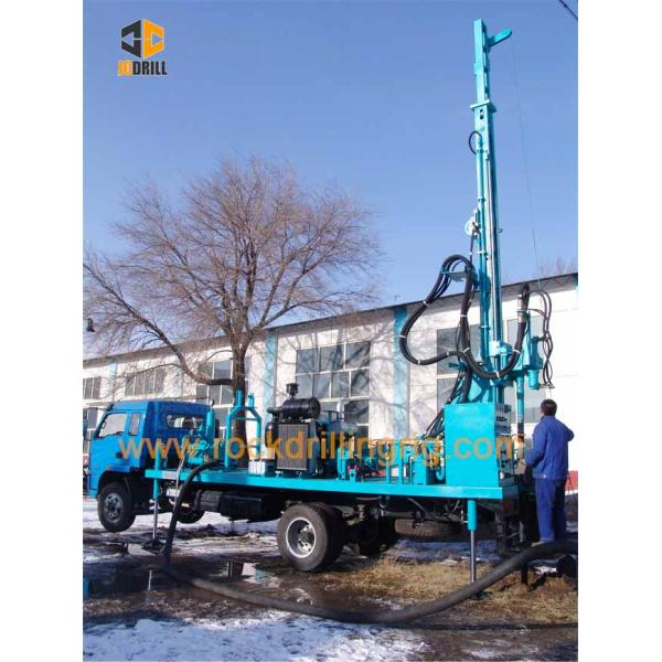 Hard Rock DTH Drilling Water Well Drilling Equipment Rig Mounted On 4 X 2 Truck