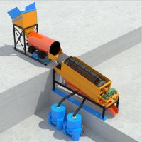 100-200tph Pan Mining Equipment Placer Gold e Diamond Wash Plants
