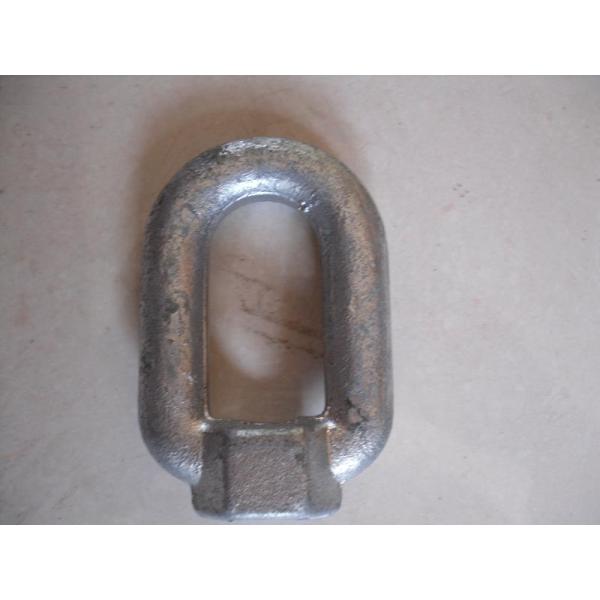 Carbon Steel Power Line Fittings / Thimble Eye Nut For Straight Away Head Guys