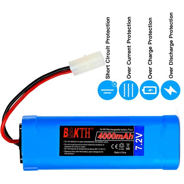 Ni Mh 7.2V 4000mAh Nickel Metal Hydride Battery Car Nickel Rechargeable Batteries