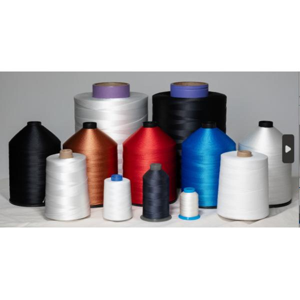 Raw White 100 Polyester Thread 210D-6000D Fire Retardant Embroidery Thread