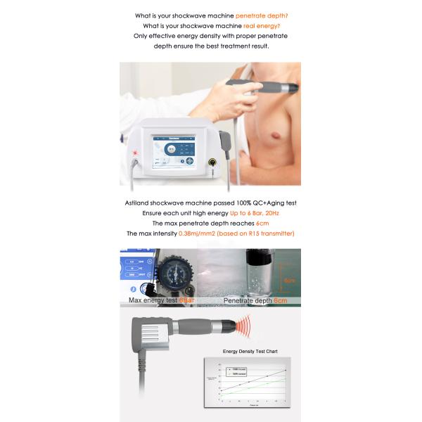 Ударная волна машины терапией ударной волны портативного воздуха пневматическая лошадиная для лошади