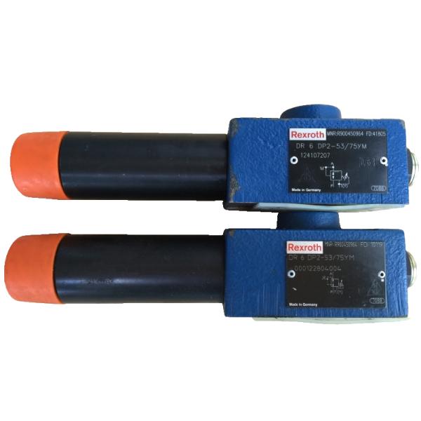 Valve hydraulique Rexroth DR6DP2-5X/75YM Haute fiabilité Bleu haute précision à haute pression en fonte 350 bar