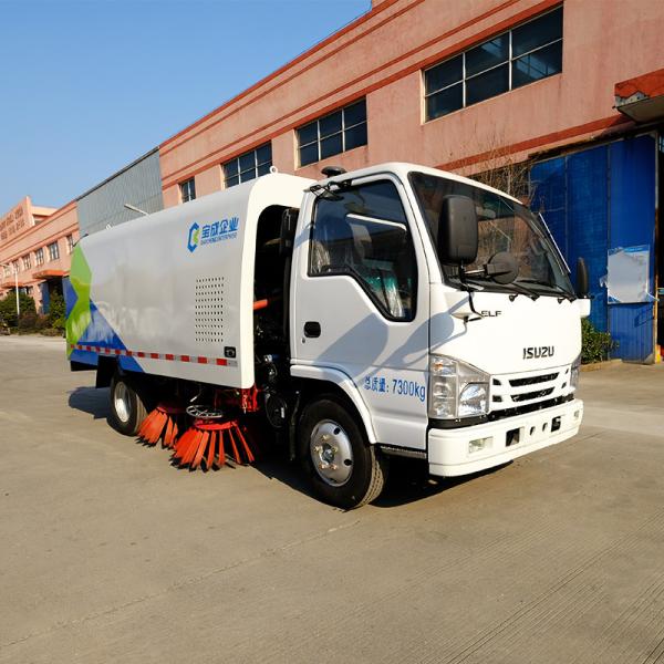 ISUZU Platform Industrial Road Sweeper Truck Street Cleaning Road Sweeper Vehicle