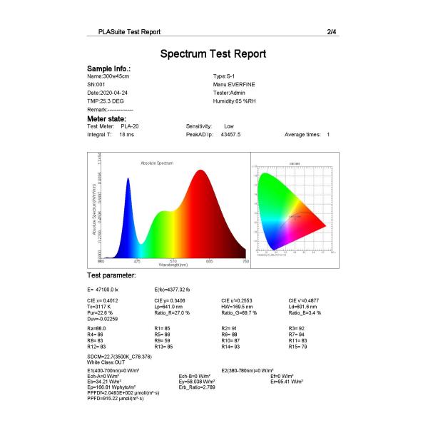 300W 4.2kgs LED COB Grow Light Flowering Heat Sink Plate Fan 24hrs Switch 300w Led Grow Light