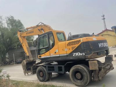 Used Hyundai 210W-9 Wheel Excavator Korea Make Original Hyundai Wheel Excavator 210 Cheap Wholesale Sale
