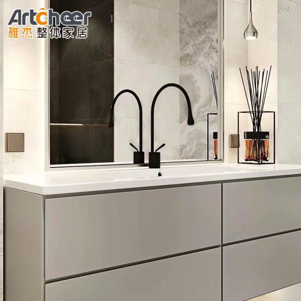 Модульный современный макияж Luxury Bathroom Vanity Cabinet Combo Euro Style Bathroom Vanity