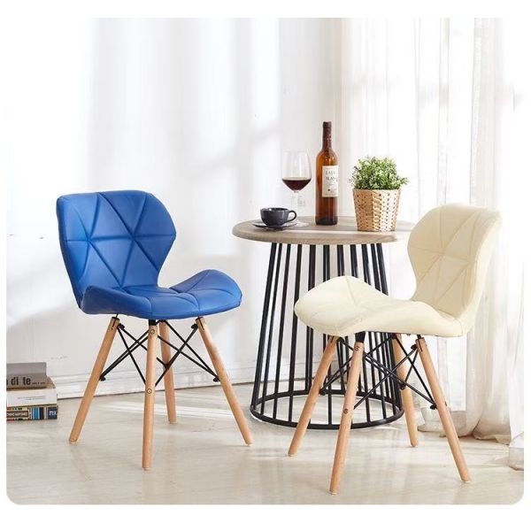 Elegant Design Traditional Home Furniture Comfortable Popular Fabric Dining Chairs Durable Legs Leisure Accent Chair