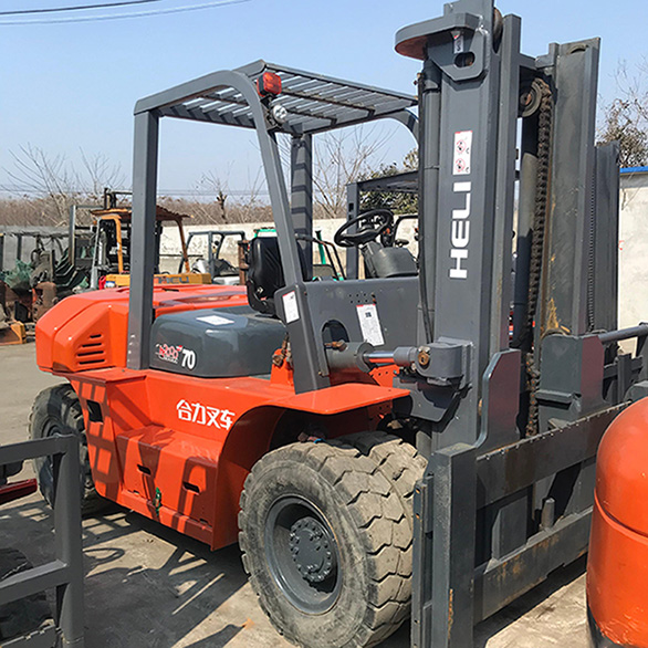 Second Hand Heli 7 Ton Diesel Forklift Truck Original Engine Core Components