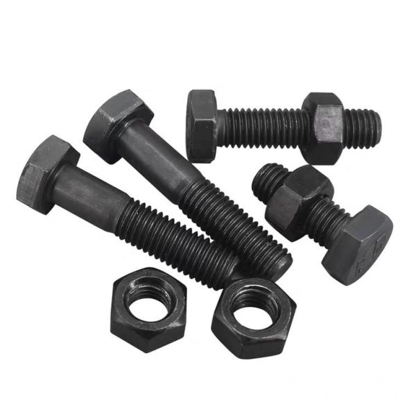 Bolsas métricas de alta resistência DIN 931/933 Bolsas hexadecimais e porcas zinco 4.8/6.8/8.8/10.9/12.9
