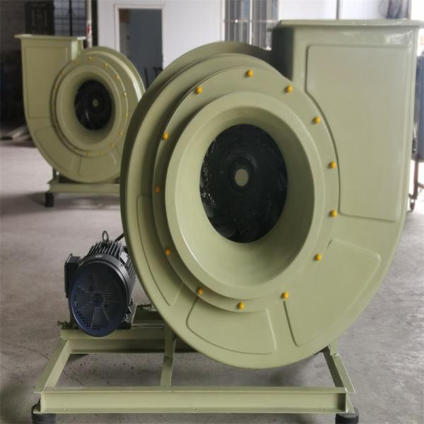 FRP Centrifugal Fan 18.5KW Siemens Motor Dust Removal Fan 1000-15000 M3/H